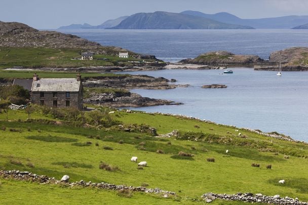 Beara Peninsula: Cailleach, or the hag, the goddess of winter, has associations with this area in Cork and Kerry.