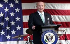 Edward Crawford's time as US Ambassador to Ireland "has come to an end"