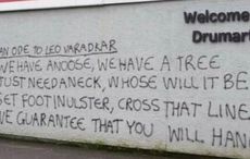 Northern Irish police investigating graffiti that threatened to "hang" Leo Varadkar