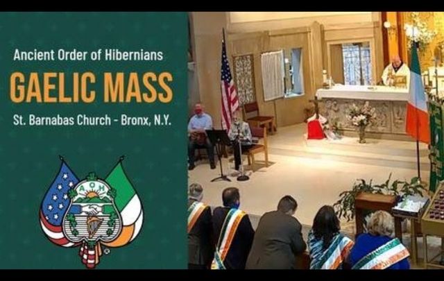 The AOH\'s Gaelic Mass, streamed on October 2, had viewers from across the country as well as in Ireland.