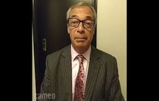 WATCH: Nigel Farage was paid $100 to say "Up the 'Ra!" in birthday video