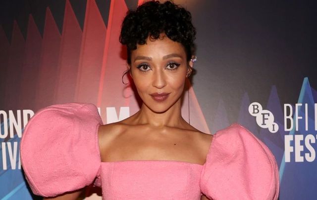 October 10, 2021: Ruth Negga attends the \"Passing\" European Premiere during the 65th BFI London Film Festival at The Curzon Mayfair in London, England.