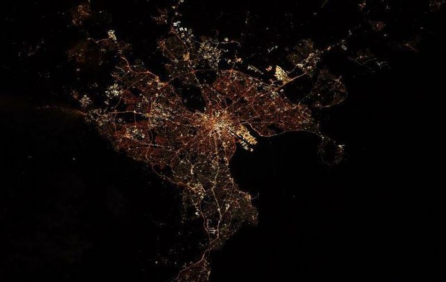 Astronaut Shane Kimbrough shared this amazing shot of Dublin taken from the International Space Station on October 11.
