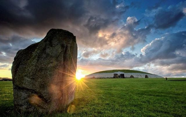 The exterior of the Newgrange site in Co Meath.