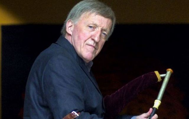 August 2004: Paddy Moloney on the steps of the National Concert Hall.