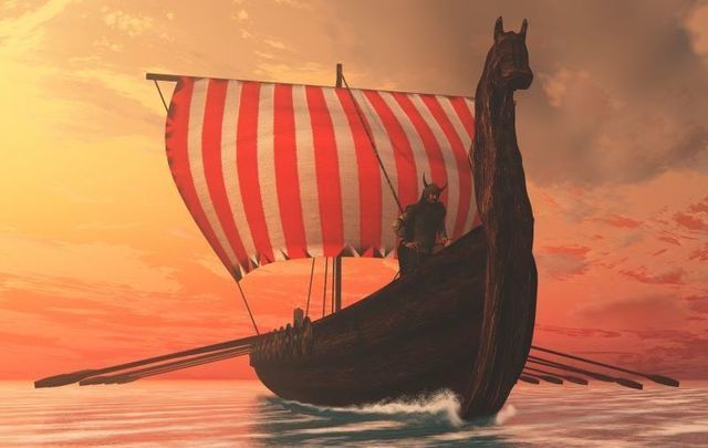 Vikings made the first known crossing of the Atlantic Ocean. 