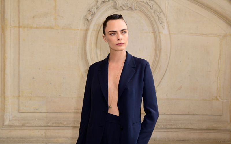 Cara Delevingne's name was inspired by an Aer Lingus magazine, her dad says