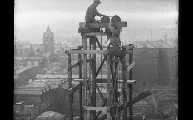 WATCH: Amazing footage of Dublin’s Four Courts being rebuilt a century ago