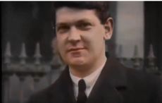 WATCH: Incredible remastered footage of Michael Collins in color