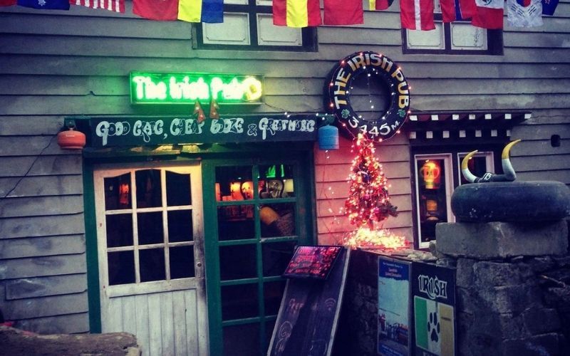 The world's highest Irish pub is 2 miles above sea level