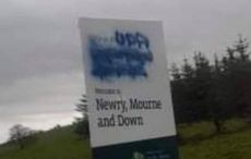 NI police investigate hate crime as Irish-language sign defaced