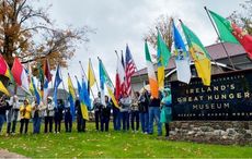 Supporters rally to protest Ireland's Great Hunger Museum closure 