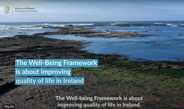 A scene from a video promoting the Well-being Framework.