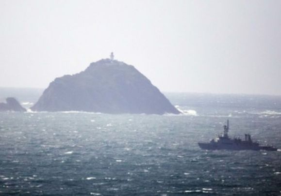 The helicopter crashed into Blackrock Island during poor weather in March 2017. 