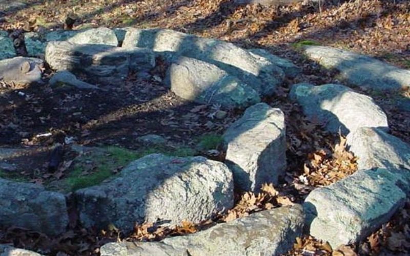 Did Irish monks build these ancient stone structures in Connecticut?