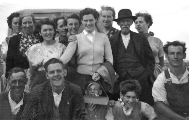 Jean Farrell\'s aunt Eileen Dunning on the day she left Ireland in 1954.