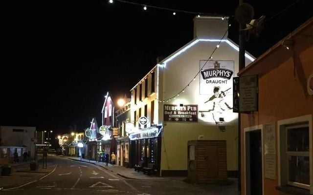 Dingle by the harbor at Christmas.