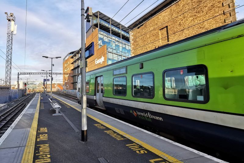 Two juveniles charged after shocking attack on Dublin train platform