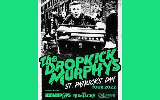 Dropkick Murphys are hitting the road for their 2022 St. Patrick\'s Day Tour.