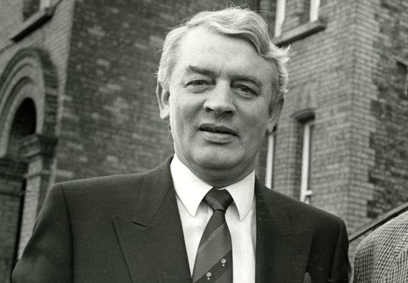 Irish politician and activist Austin Currie.