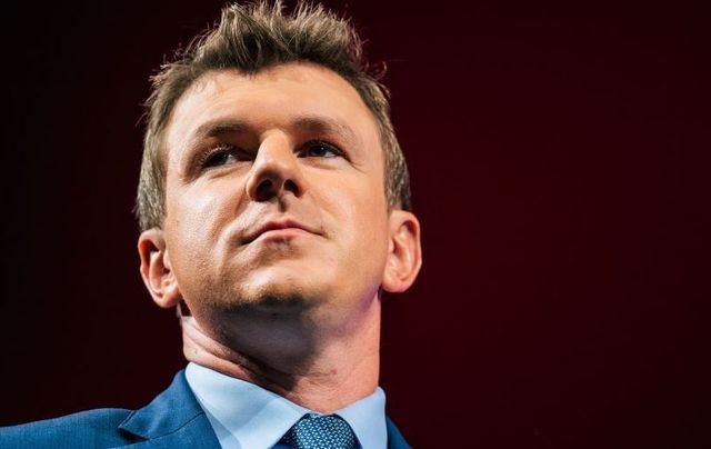 July 9, 2021: Project Veritas founder James O\'Keefe looks on during the Conservative Political Action Conference (CPAC) held at the Hilton Anatole in Dallas, Texas.