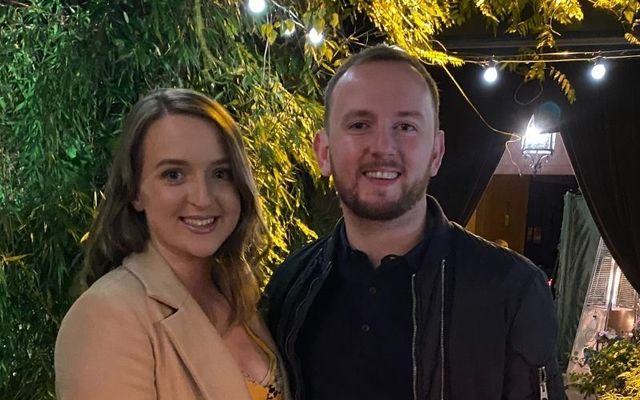 Caoimhe Murphy and her boyfriend Ross O\'Callaghan won the prize in a draw on Halloween. 