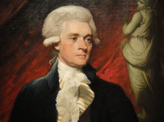 Thomas Jefferson by Mather Brown, 1786.