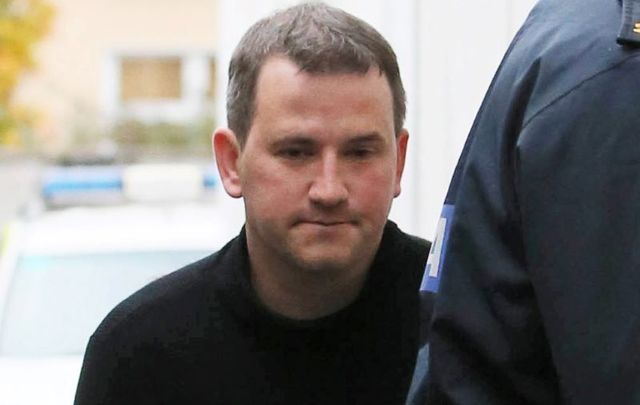 October 18, 2013: Graham Dwyer of Kerrymount Close, Foxrock, Dublin pictured leaving Dun Laoghaire Courthouse after being charged with the murder of Elaine O\'Hara.