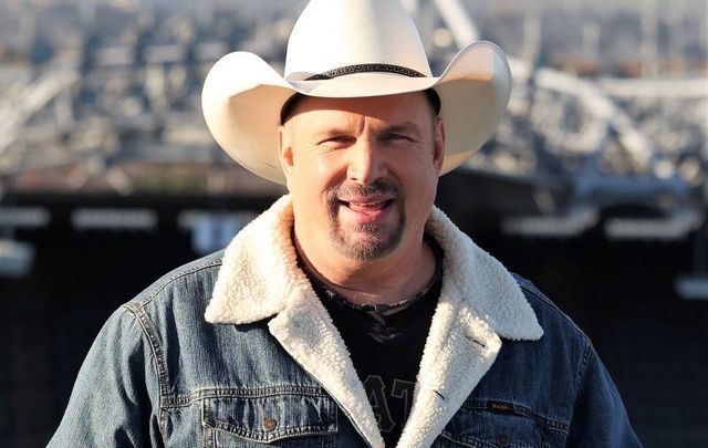 November 22, 2021: Garth Brooks on the skyline at Croke Park Dublin for the announcement of his concerts at Croke Park. 