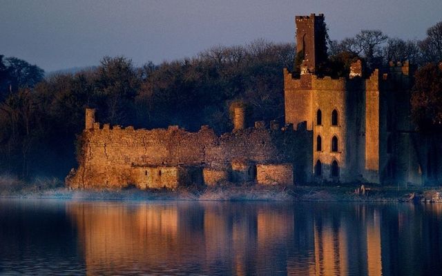 Sean Simon regularly battles ivy and brushwood to ensure that McDermott\'s Castle remains standing. 