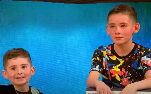 Late Late Toy Show performers: Jackson and his brother DJ Calum