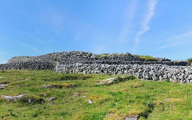 Caherconnell Fort in the Burren, County Clare. 