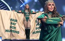 Co Down nurse calls for fair pay while strutting Miss Universe stage