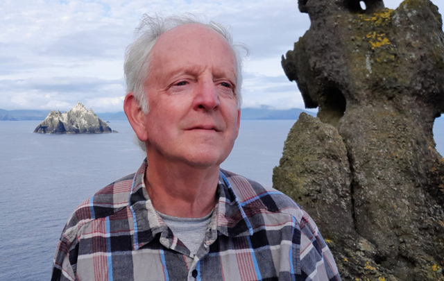 Robert L. Harris, who was warden on Skellig Michael for 30 years.