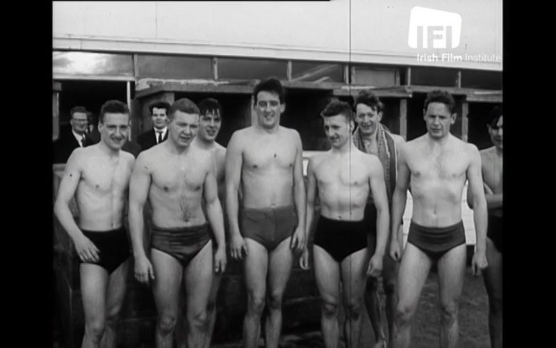 WATCH: Dubliners brave a Christmas Day swim over 60 years ago