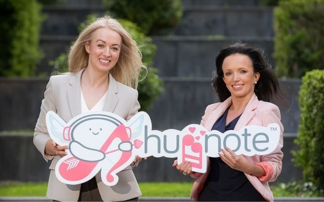 Huggnote is an app founded by County Limerick sisters Jacqui and Perry Meskell