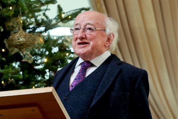President Michael D. Higgins sharing his annual Christmas message.