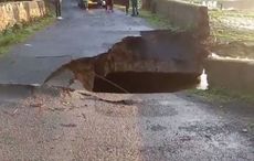Heavy Christmas Day flooding causes Wexford bridge collapse