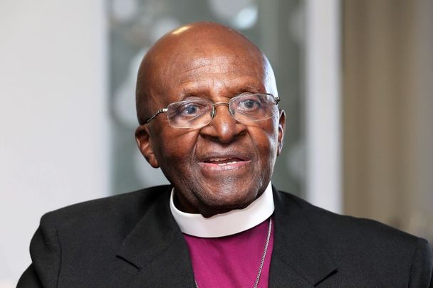 November 30, 2015: The Archbishop Emeritus Desmond Tutu at the offices of The Desmond & Leah Tutu Legacy Foundation in Cape Town, South Africa.