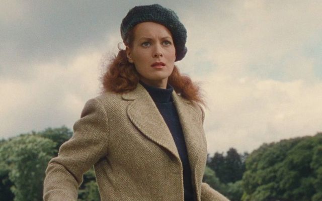 Maureen O\'Hara, as Kate Danaher, in The Quiet Man.