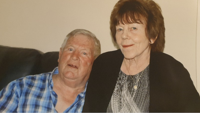 Barney (81) and Sarah (Blossom) McGlinchey (78)