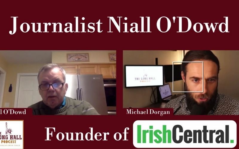 IrishCentral Founder Niall O'Dowd featured on the Long Hall Podcast in NY
