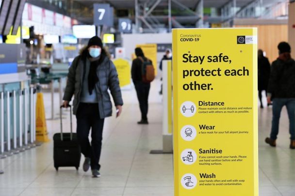 Scenes from Dublin Airport.