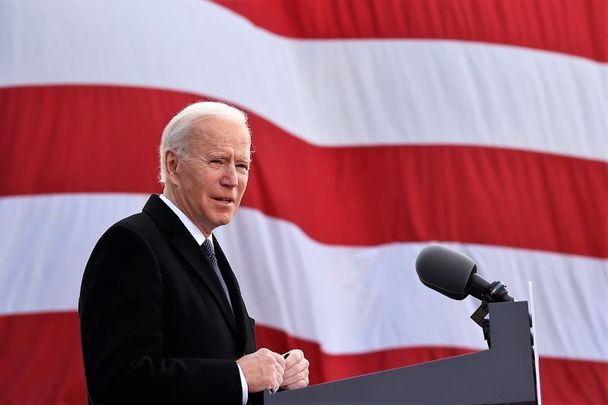President Joe Biden, the Irish Catholic Senator, whose path has often crossed with the Kennedys.