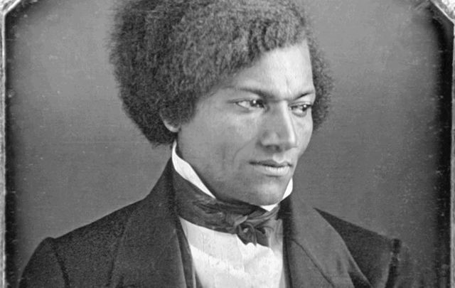 Frederick Douglass pictured at around the same time he visited Ireland in the 1840s. 