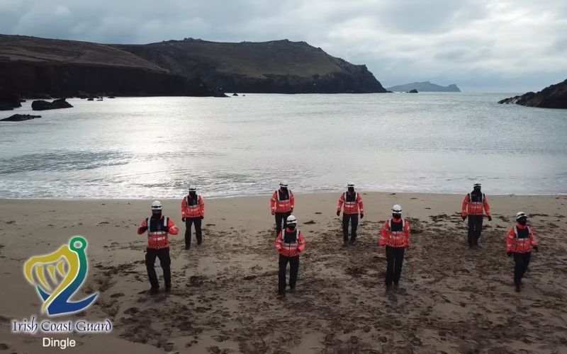 WATCH: Dingle Coast Guard gets in on the #Jerusalema dance challenge fun