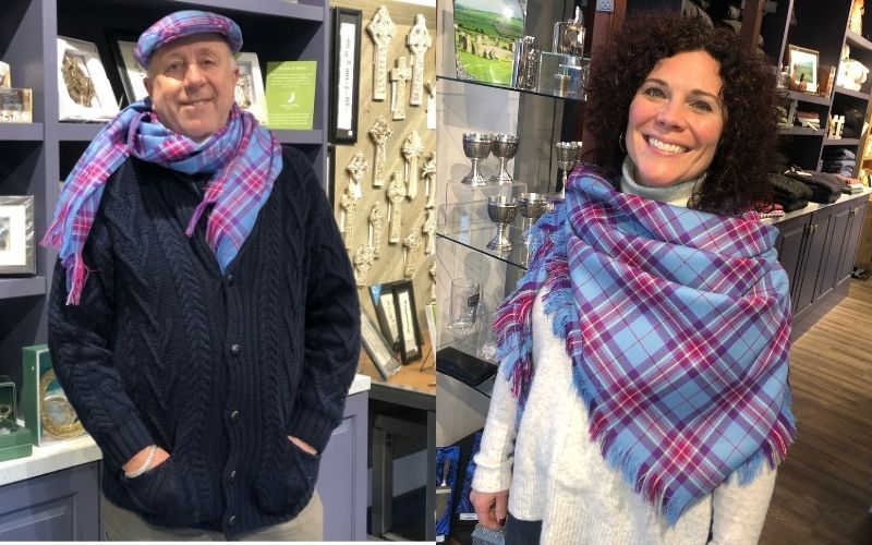 Donegal Square's Hope for Life tartan raises funds for cancer research