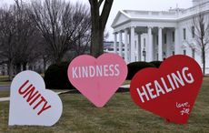 WATCH: The Bidens unveil heartwarming Valentine’s Day display at the White House