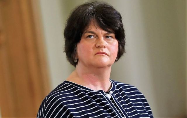 Arlene Foster, the head of the DUP and the First Minister of Northern Ireland.