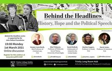 WATCH: Trinity discussion examines “History, Hope, and the Political Speech”